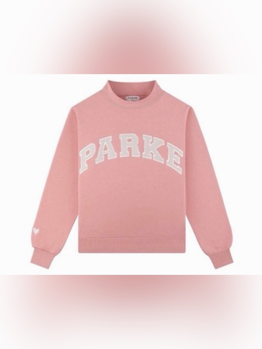 Parke Valentines Varsity MockNeck Blush & Lavender L/XL